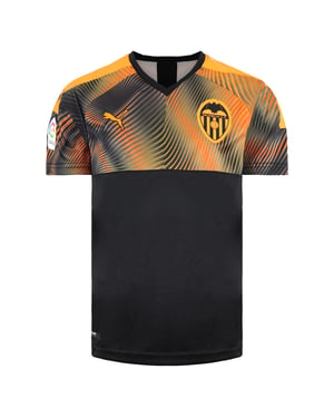 Puma Valencia C.F Kinder schwarzer Fußballtop