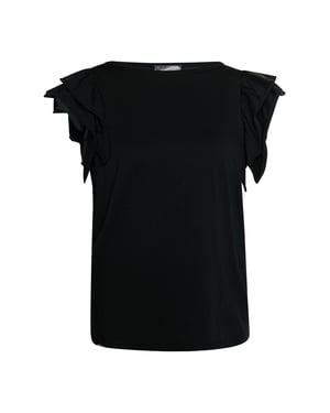 Dreimaster T-Shirt Damen schwarz