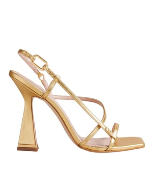 Ted Baker Cayena Damen Sandalen mit hohen Absätzen in Gold