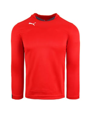 Puma V5.08 Langarm Crew Red Kids Buffon Torhüter Fußball Top 700489 24J