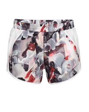 Under Armour Stretch Taille Aop Fly-by Perforated Womens Shorts 1297126 805