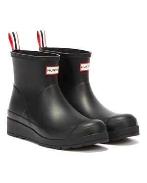 Hunter Original Play Short Womens Schwarz Wellies