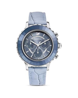 Swarovski 5580600 Octea Lux Lederarmband Chronograph Damenuhr