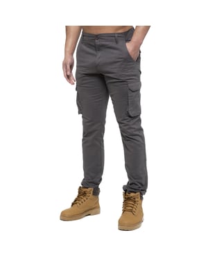 Enzo | Herren Cargo-Hose - Grau
