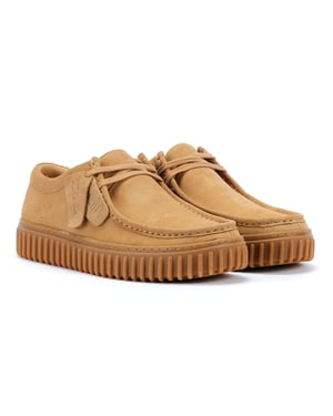Clarks Torhill Lo Wildleder Herren Dunkel Sand Schuhe