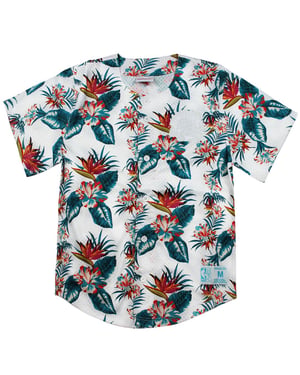 Mitchell & Ness Raptors Blumendruck Männer Hemd