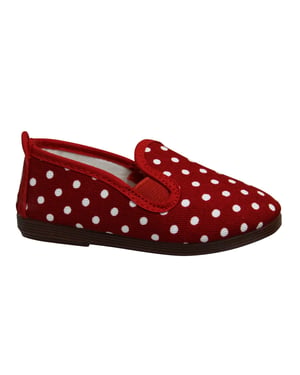 Faulende Gallur Kinder Rot/Weiß Plimsolls