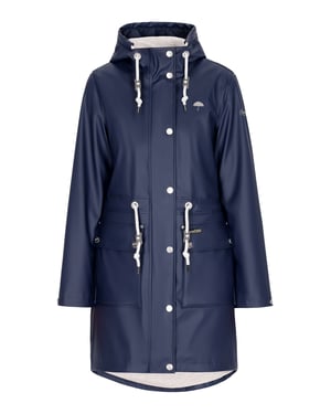 Schmuddelwedda Regenmantel Damen Marine