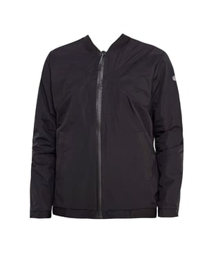 Asics gewebte Herrenschwarz -Bomberjacke
