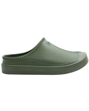 Hunter In/Out Bloom Algae Unisex Grüne Clogs