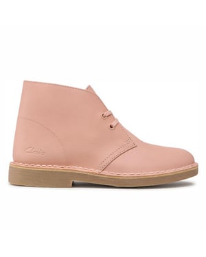 Clarks Originals Desert 2 Damen rosa Stiefel