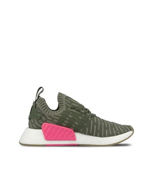 Adidas nmd_r2 Primeknit-Schnüre-up Grüne Synthetische Frauen Running Trainer By9953