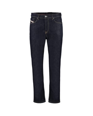 Diesel D-Fining Tapered Jeans aus dunkelblauem Denim