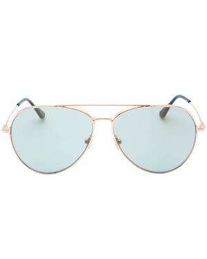 Tom Ford Ft0996 28X glanzende Rosegold-Sonnenbrille