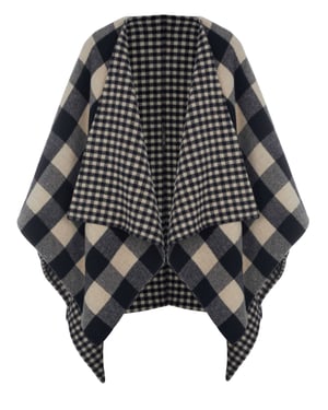 Belstaff Poncho schwarz-braun