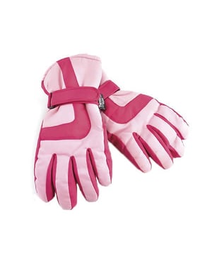Thinsulate - Thermische Kinder-Skihandschuhe | Wasserdichte Handschuhe für Mädchen - Pink