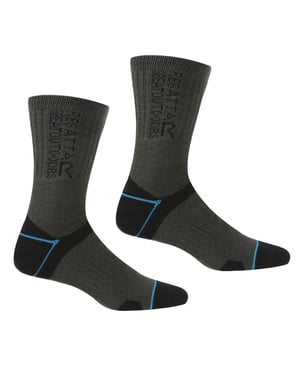 Regatta - "Blister Protection II" Stiefelsocken für Damen (Schwarz/Asche)