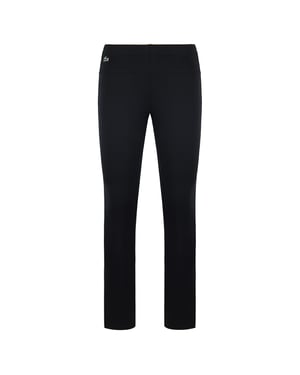 Lacoste Stretch Sport Womens Black Track Hosen