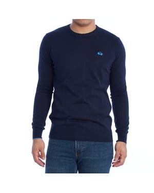 Regular Fit Rundhalspullover YMS010-XC008 Herren