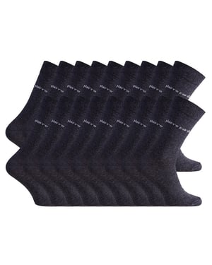 Business-Socken 18 Paar in Antharzit