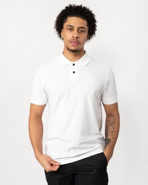 BOSS Orange Prime Herren Baumwoll-Piqué Polo-Shirt mit Logo-Print NOS