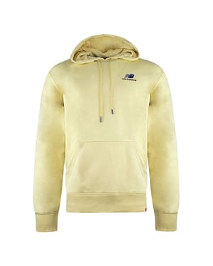 Neues Gleichgewicht Langarm gelber Herren Essentials bestickter Hoodie MT11550 PSW