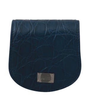 Dolce & Gabbana Blue en cuir support de poche préservatif pour hommes