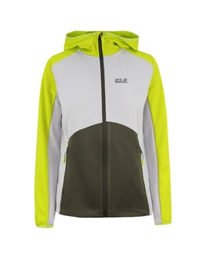 Jack Wolfskin Powerstretch Womens Grey/Green Jacke