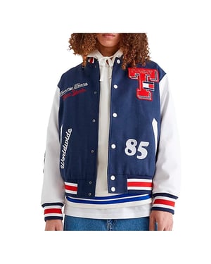 Blouson Tommy Jeans Herren Baseball College Stil Freizeit