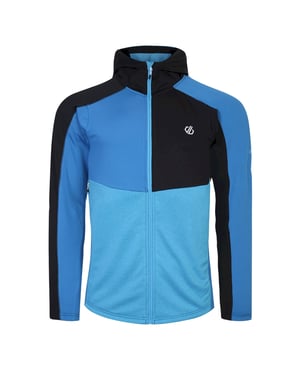 Dare 2B - "Assimilate" Midlayer mit Kapuze für Herren (Tiefseeblau/Wellenritt Blau/Grünalgen/Schwarz)