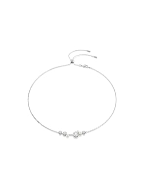 Swarovski 'Constella Bars' Damenhalskette aus Metall - Silber 5705626