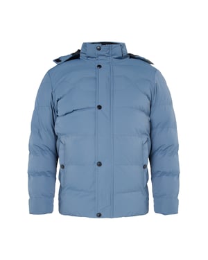 Mo Wattierte Steppjacke Herren Jeansblau