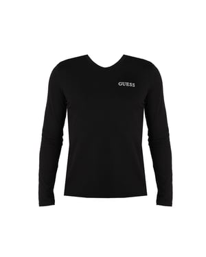 Guess Longsleeve Herren schwarz