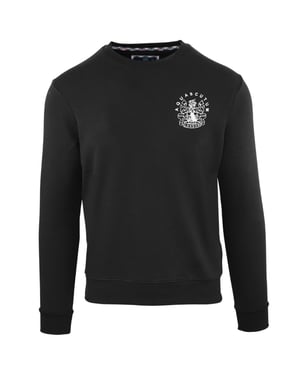 Aquascutum – Aldis – Schwarzes Sweatshirt mit Brustlogo
