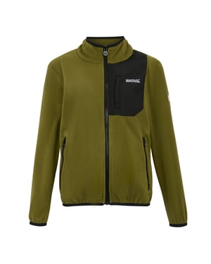 Regatta - "Frankie" Fleecejacke Durchgehender Reißverschluss für Kinder (Nephrit Grün)
