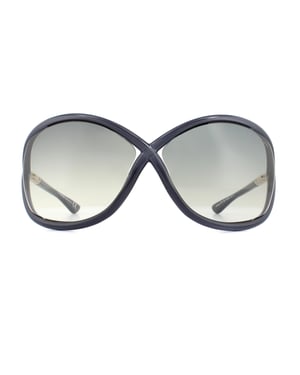 Tom Ford Sonnenbrille 0009 Whitney 0B5 Kristallgrau Grau Gradient