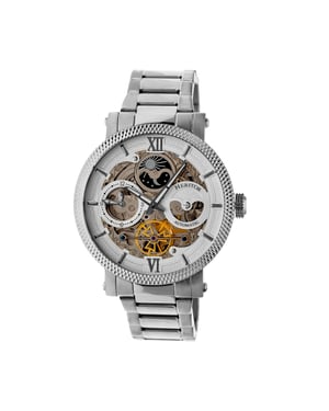 Heritor Automatik-Armbanduhr mit skelettiertem Zifferblatt Aries