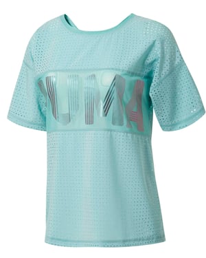 Puma Big Cat Drapey Womens T-Shirt T-Shirt Kurzärmeled Top 517117 03 UA95