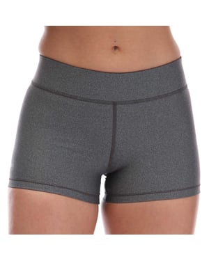 Under Armour HeatGear Shorts Halbhoch Für Damen In Grau
