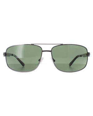 Calvin Klein CK22123S 051 leichte rutheniumgrüne Sonnenbrille