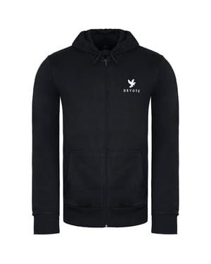 Devote London Dove Mens Black/White Hoodie