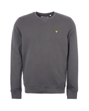 Lyle And Scott Sweatshirt mit Rundhalsausschnitt aus Bio-Baumwolle für Herren in Grau
