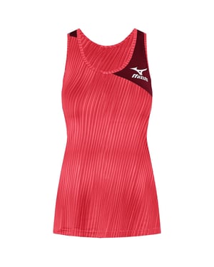 Mizuno Amplify Damen Rotes Tanktop