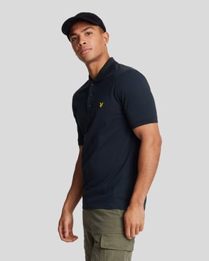 Lyle & Scott � Poloshirt in Marineblau, einfarbig