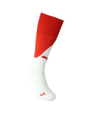 Puma V.3.06 Orange-weiße Fußballsocken für Herren
