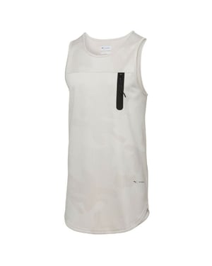 PUMA X Stampd Tanp Top Mens Running Gym Casual Weste Creme 572602 37