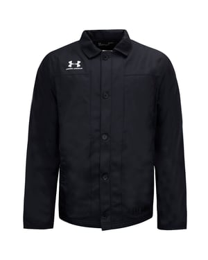 Under Armour Herren beschleunigen Touchline -Knopf -Up -Jacke schwarz 1328072 001