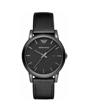 Emporio Armani AR1732 Luigi Classic Schwarz Lederband Herrenuhr