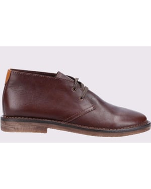 Hush Puppies Samuel Leder Chukka Stiefeletten für Männer