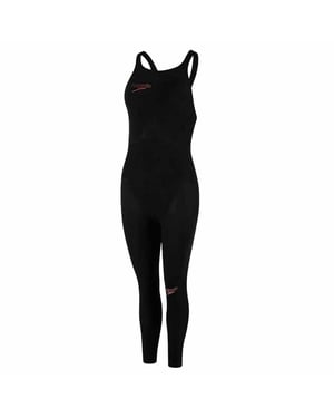 Speedo Fastell Elite 2 Openwater BLCK/Rd Closedback Womens Badeanzug 8 103143597